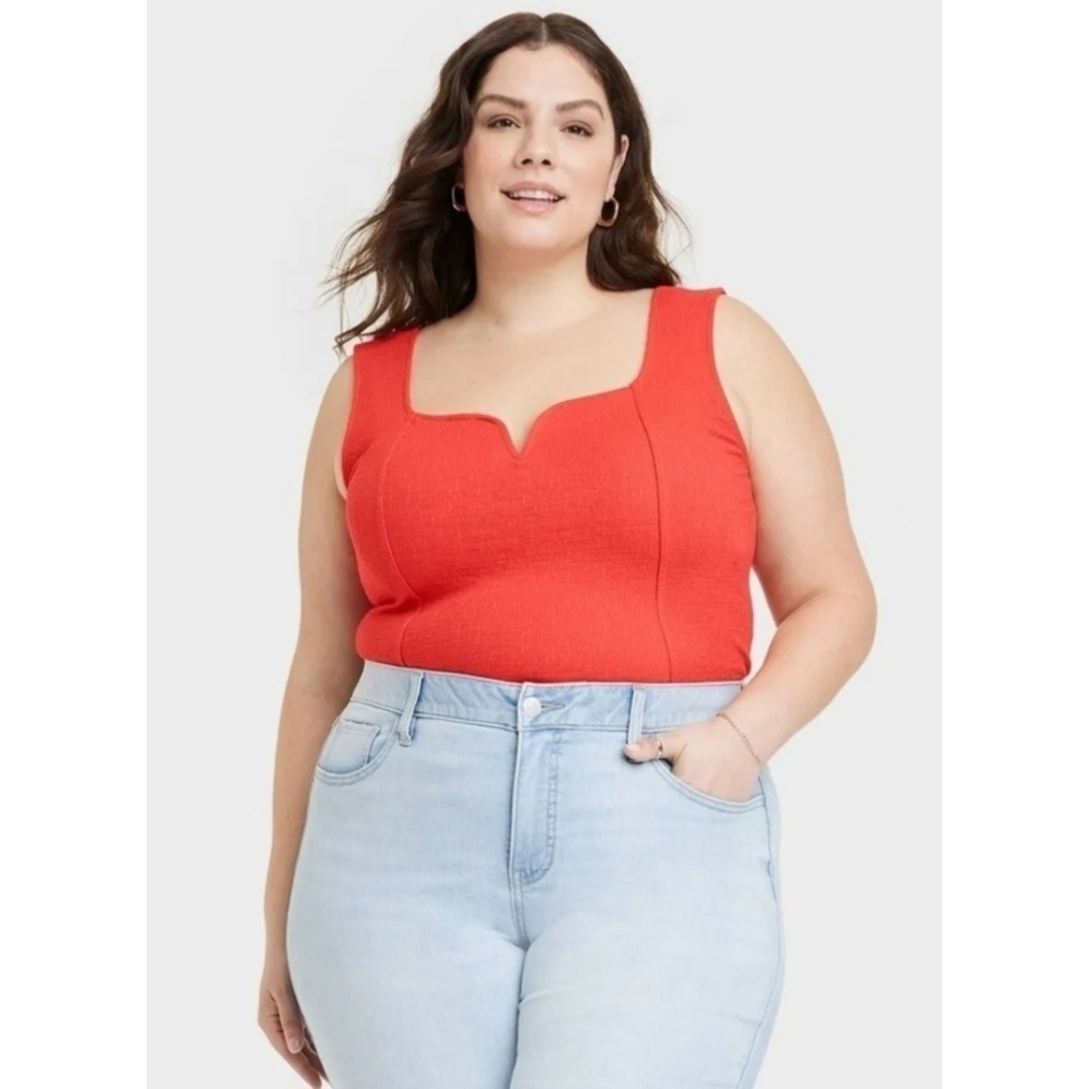 Ava & Viv Corset Tank Top
